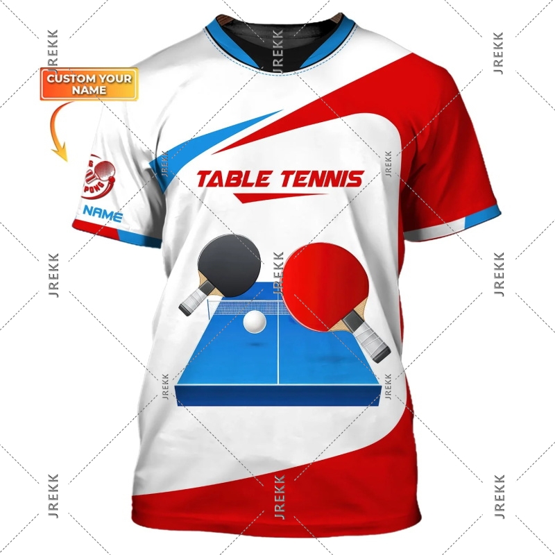 Table Tennis Name - Camiseta de tenis de mesa para