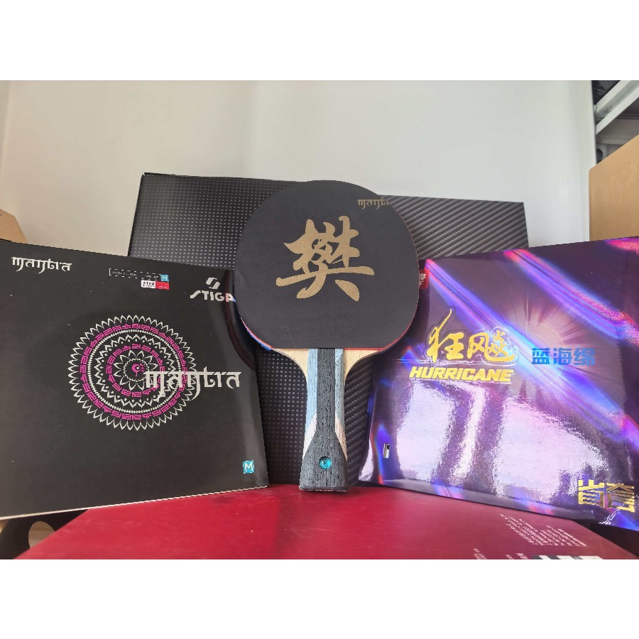 Stiga Carbon Blade - Raqueta de Ping Pong Personalizada Friendship