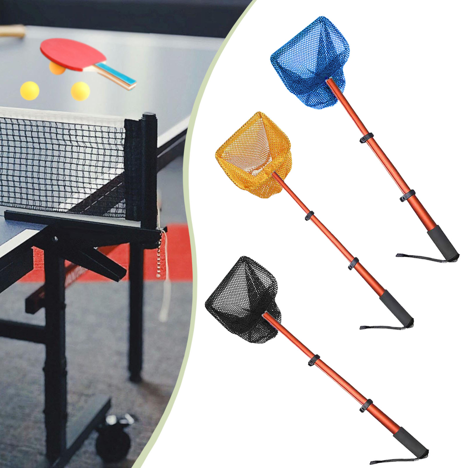 Table Tennis Pc - Red para recoger pelotas de tenis
