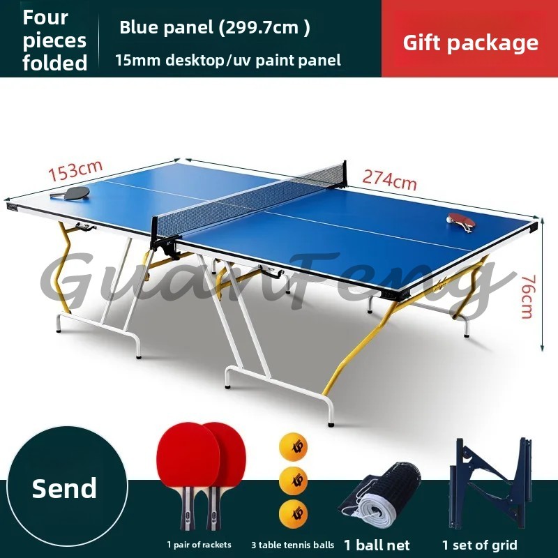 Table Tennis Youtube - Mesa de ping-pong plegable estándar para