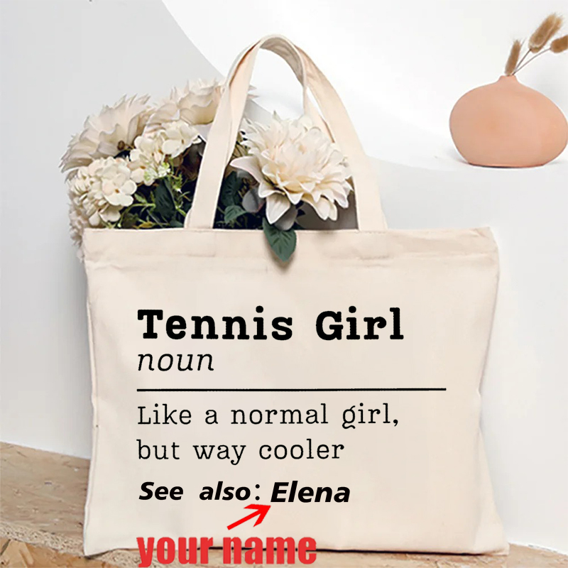 Table Tennis Name - Bolsa de lona de tenis con