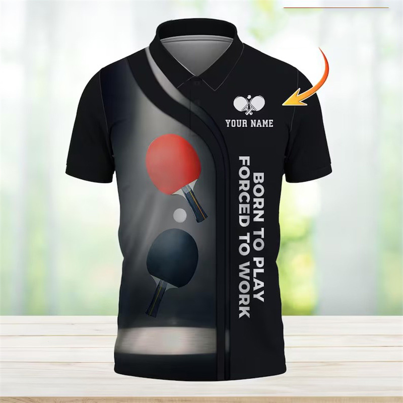 Table Tennis Name - Camiseta de polo de ping pong