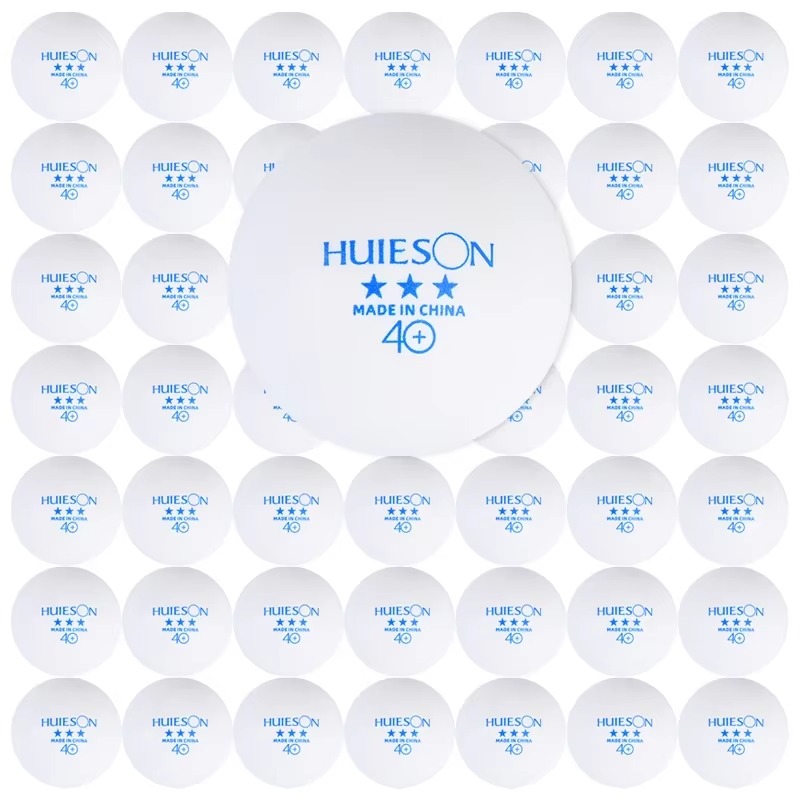 Table Tennis Pc - 100 Uds Huieson Logo azul pelota