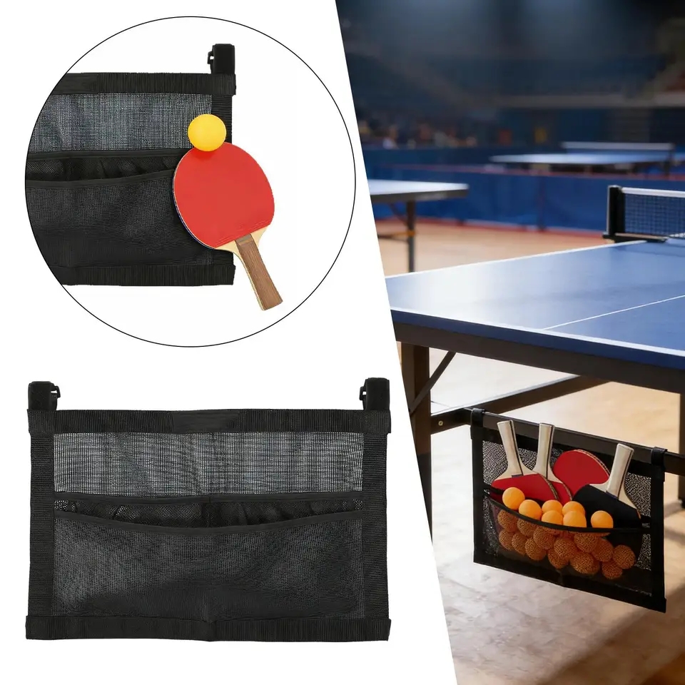 Table Tennis How To Play - Nuevo soporte de malla para pelotas