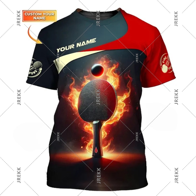 Camiseta de tenis de mesa para - Table Tennis Name reseña y precio