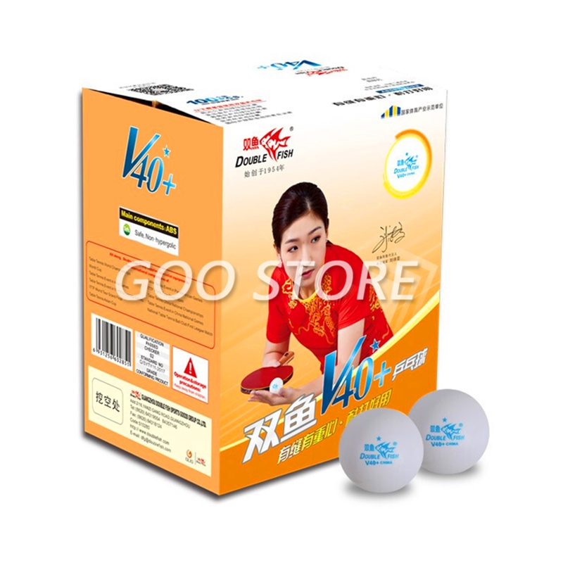 100 pelotas Double Fish V40+ 1 - Donic Table Tennis Ball reseña y precio