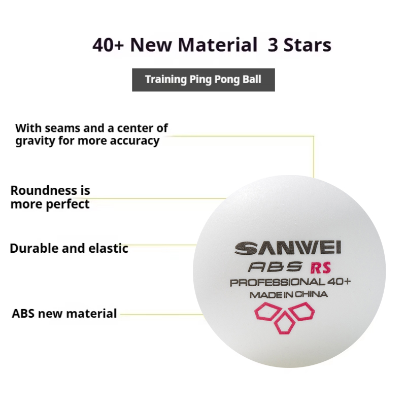 SANWEI RS40 + pelotas de tenis - Table Tennis Livescore reseña y precio