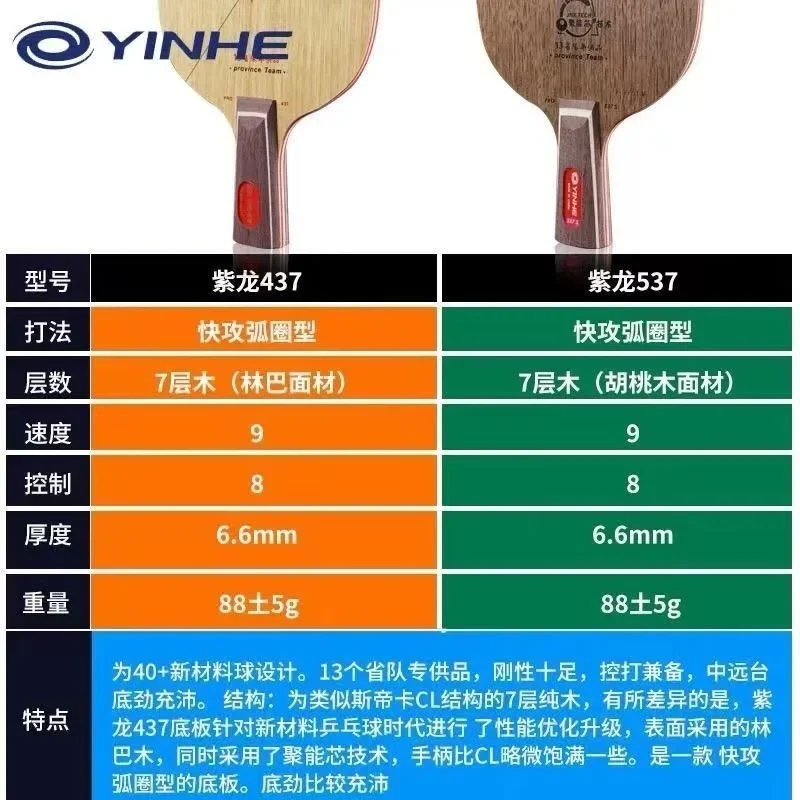 Raqueta de tenis de mesa YINHE - Stiga Carbon Blade reseña y precio