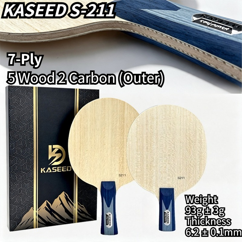 KASEED S211 King Power, Pala d - Stiga Carbon Blade reseña y precio
